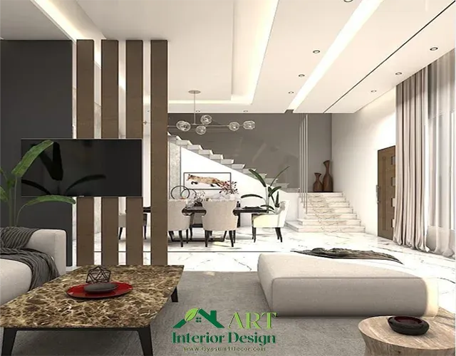 نصب سقف کاذب suspended ceilings in the reception